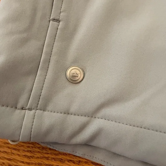 NWOT Peter Millar Approach Insulated Half-Snap Hoodie in Gale/Grey  (Size Small) - Picture 3 of 11